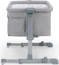Приставне ліжечко-колиска Kinderkraft Neste Up Grey Light Melange